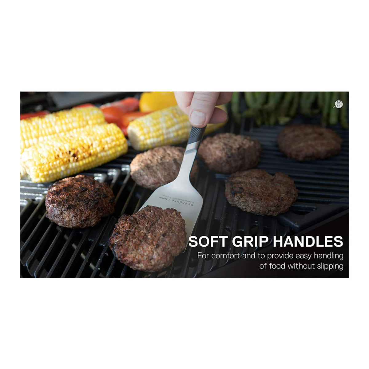 Everdure Premium Stainless Steel Heavy Duty Grilling Medium Utensils Set