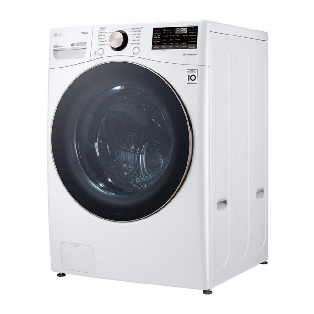 LG 4.5 Cubic Feet Smart Front Load Washer with TurboWash Technology (White)