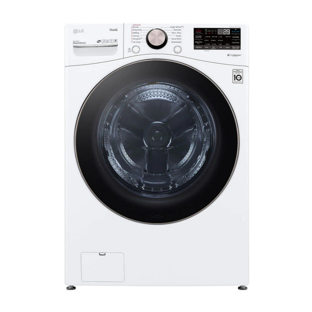 LG 4.5 Cubic Feet Smart Front Load Washer with TurboWash Technology (White)