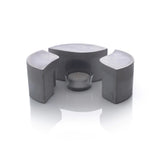 IntoConcrete Candle Solitaire, Holder, Aroma Light, and Tea Warmer (4-packs)