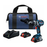 Bosch 18V Brushless Connected-Ready 1/2 Hammer Drill/Driver Kit with 2 Batteries