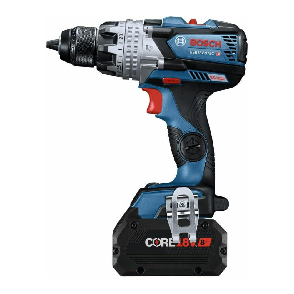 Bosch 18V Brushless Connected-Ready 1/2 Hammer Drill/Driver Kit with 2 Batteries