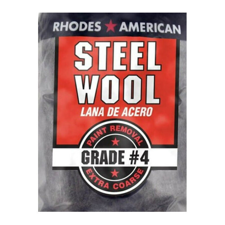 Homax Rhodes American Grade 4 Extra Coarse Heavy-Duty Steel Wool Pad (12-Pack)