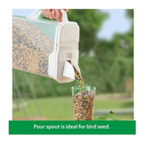 Buddeez Pet Food 8-Quart Bird Seed and Dog Food Storage Container with Handle