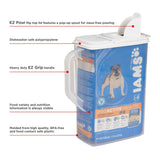 Buddeez Pet Food 8-Quart Bird Seed and Dog Food Storage Container with Handle