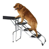 Master Equipment Steel Portable Foldable Pet Stairs for Older Dogs to Climb