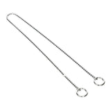 Guardian Gear 18-Inch X-Fine Snake-Chain Dog Collar with Slip-On Closure(Chrome)