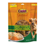 Cadet Gourmet Chicken-Wrapped Sweet Potato 14 oz High-Protein Premium Dog Treats