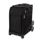 Zuca Sport Stealth Insert Bag (Black) and Black Frame with Flashing Wheels