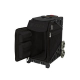 Zuca Sport Stealth Insert Bag (Black) and Black Frame with Flashing Wheels