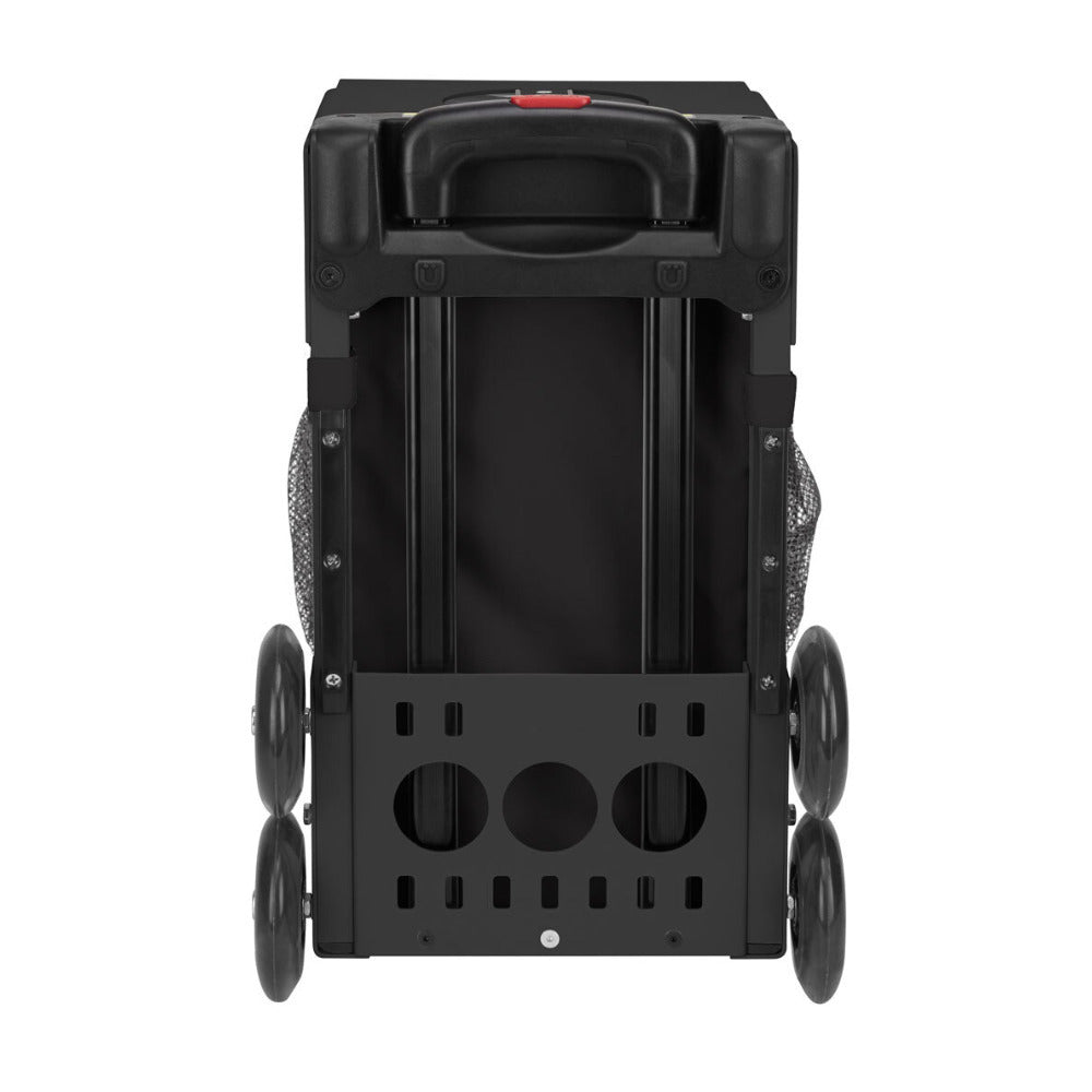 Zuca Sport Stealth Insert Bag (Black) and Black Frame with Flashing Wheels