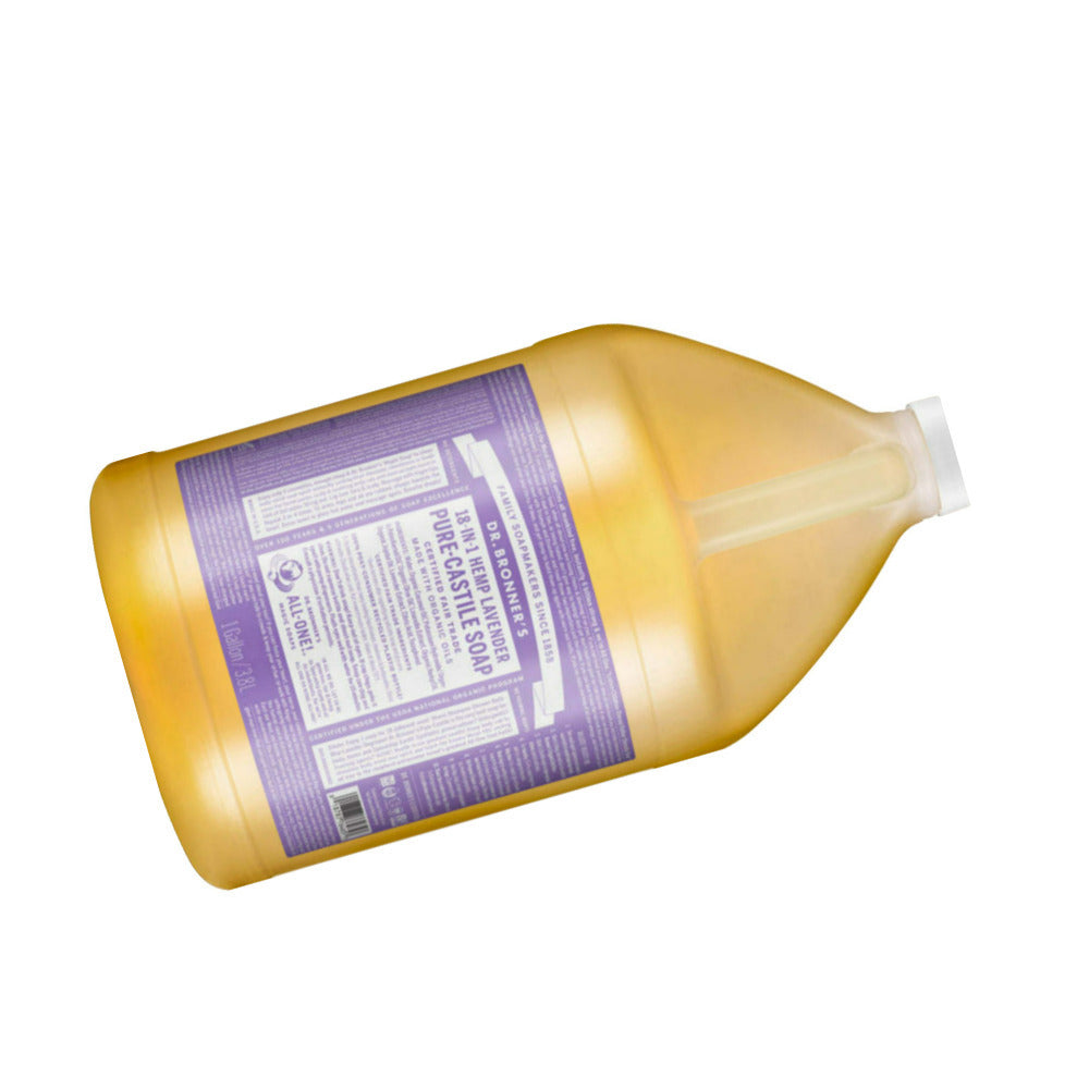 Dr. Bronners 1-Gallon Lavender Scent Versatile Pure Castile Liquid Soap