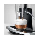 Jura E6 Automatic Espresso Machine with Programmable Coffee Strength (Platinum)