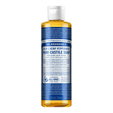 Dr. Bronners Organic 18-in-1 All-Purpose Peppermint Liquid Soap (8 Oz) (2-Pack)