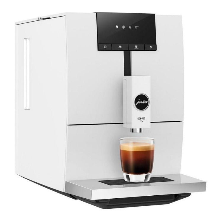 Jura ENA 4 Espresso Machine (Nordic White) with Water Filter, Cleaning Tablets and Whole Bean Coffee
