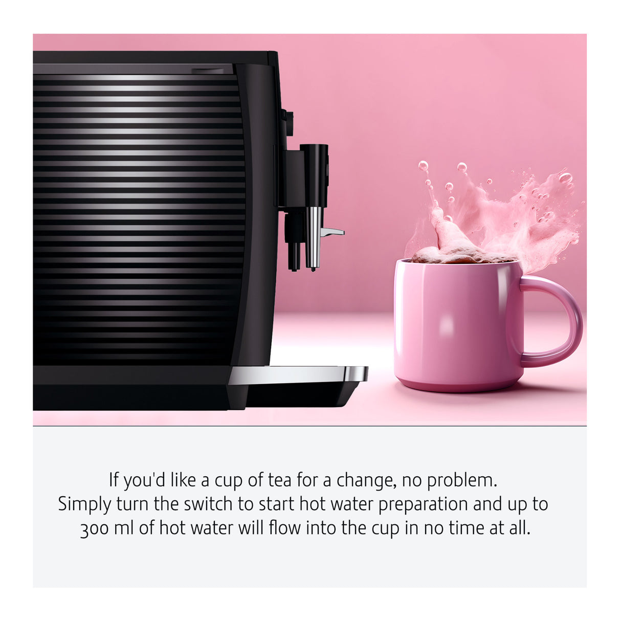 Jura E4 Coffee Machine (Piano Black) with Filter, Cleaning Tablets and Coffee