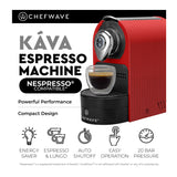 ChefWave Kava Espresso Machine - Premium Coffee Maker w/Coffee Capsules 30-Pack