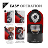 ChefWave Kava Espresso Machine - Premium Coffee Maker w/Coffee Capsules 30-Pack