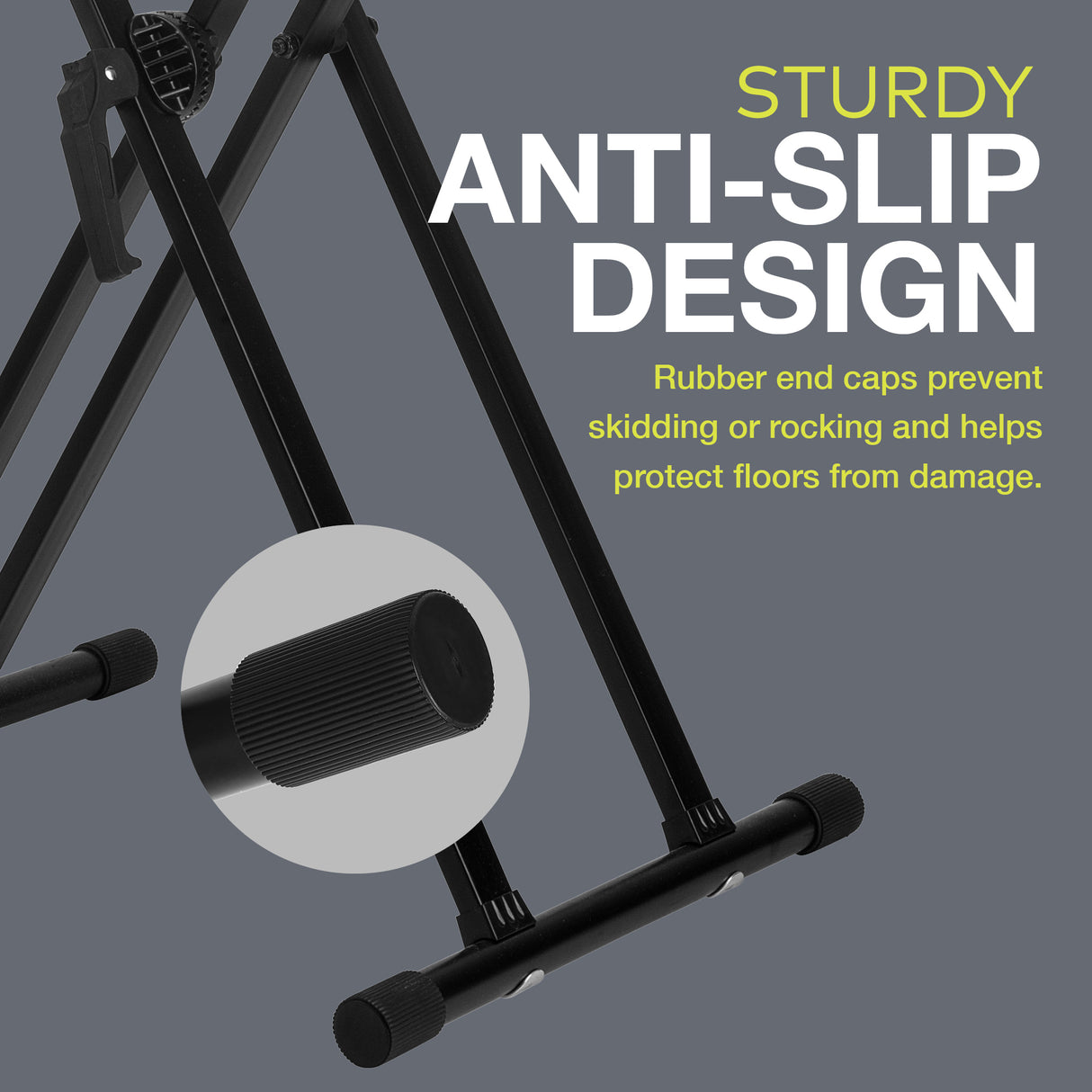 Knox Gear Adjustable Double X Keyboard Stand