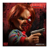 Mezco Toyz Child's Play 3 Talking Pizza Face Chucky 15-Inch Action Figure
