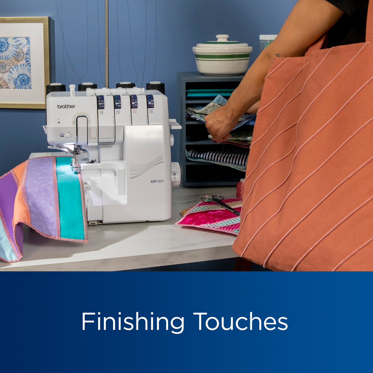 Brother AIR1800 Air Serger Sewing Machine with Air Threading Technology
