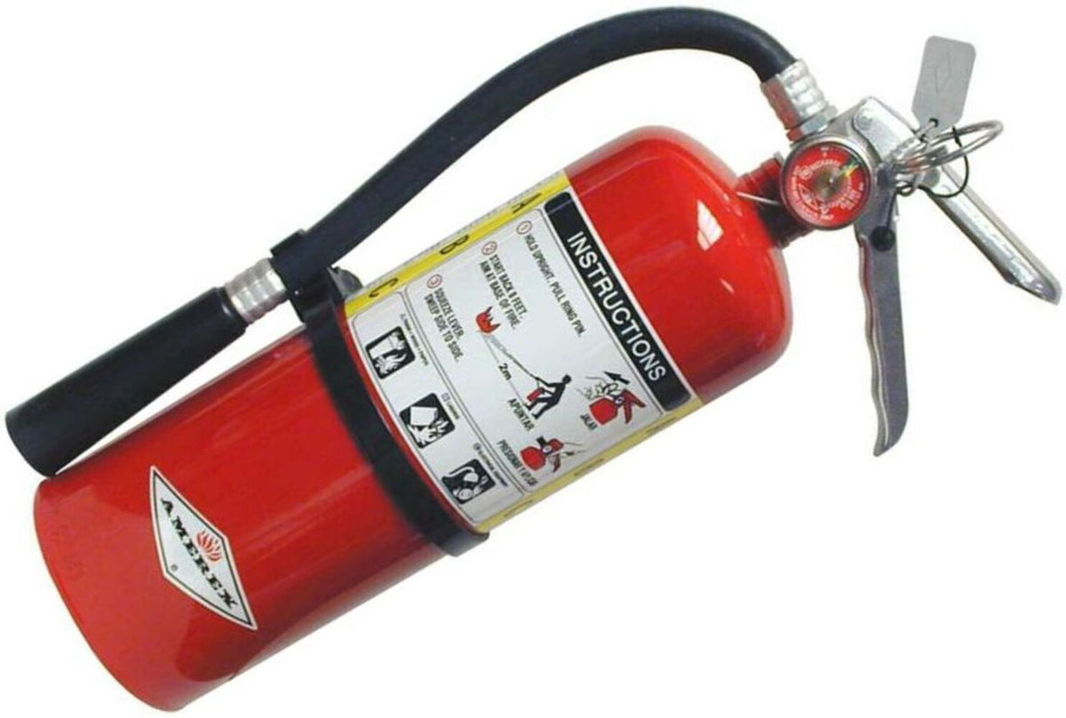 Amerex B402, 5 lb. ABC Dry Chemical Fire Extinguisher, with Wall Bracket