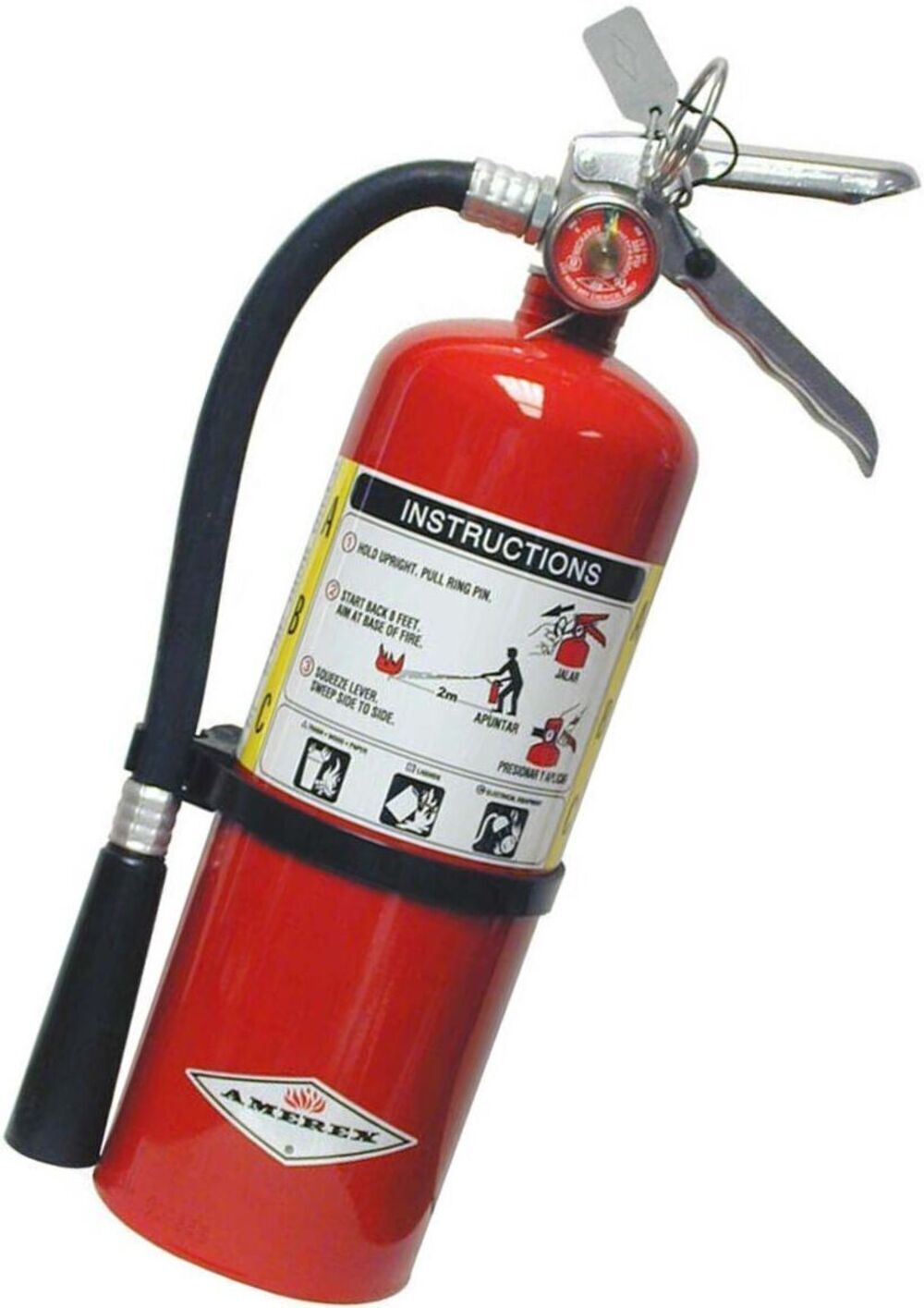 Amerex B500, 5lb ABC Dry Chemical Class A B C Fire Extinguisher (2 Pack)