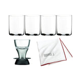Riedel Veloce Crystal Water Glasses - Dishwasher-Safe & Durable Set of 4 Bundle