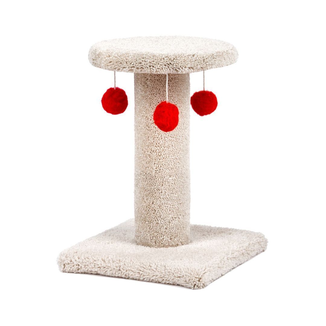 Classy Kitty 17 inches Spinning Cat Post with Toys