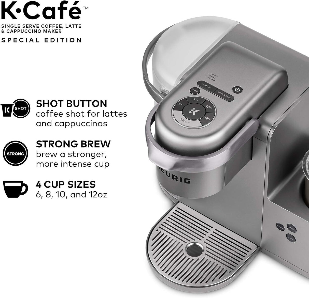 Keurig K-Cafe Special Edition Single Serve Pod Coffee Latte and Cappuccino Maker