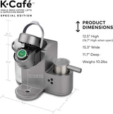 Keurig K-Cafe Special Edition Single Serve Pod Coffee Latte and Cappuccino Maker