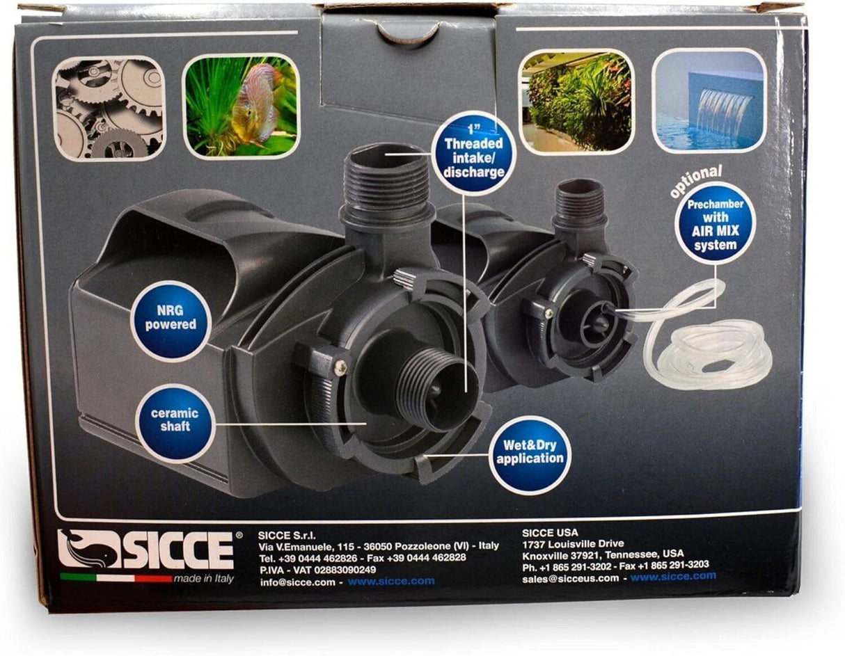 SICCE MULTI 2500 Multifunction Aquarium Pump, 715 GPH