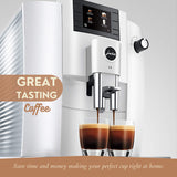 Jura E6 Automatic Espresso Machine with Stabilizer, and Accessories