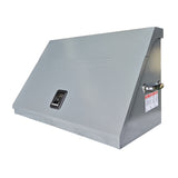 Montezuma XL450G 36 x 17 inch Triangle Toolbox (Steel, Textured Light Gray)