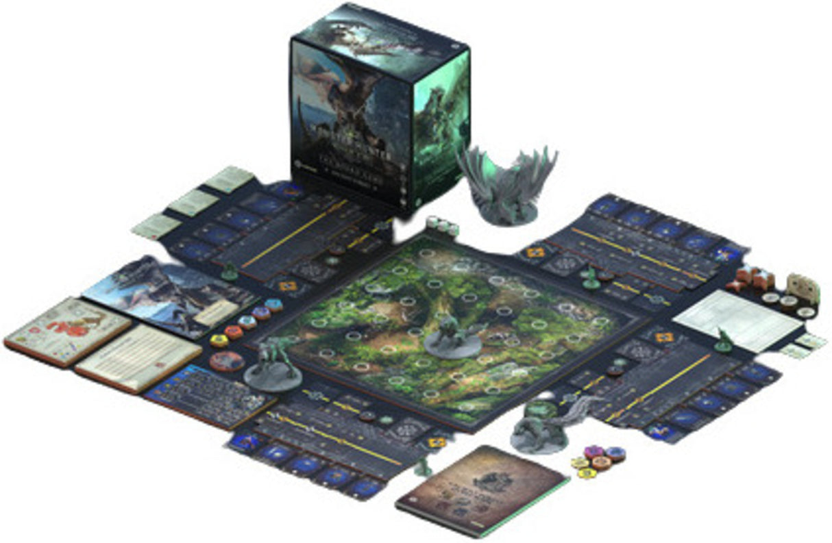 SteamForged Games - Monster Hunter World The Board Game with Paint Set Bundle