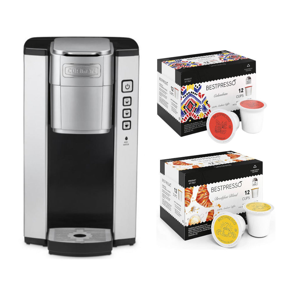 Cuisinart SS-5 Compact Single Serve Coffee Brewer with 24-Count Variety Pack