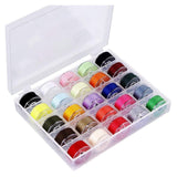 BHSKJSZ Assorted Colors Pre-Wound Bobbins and Sewing Thread Set with Case