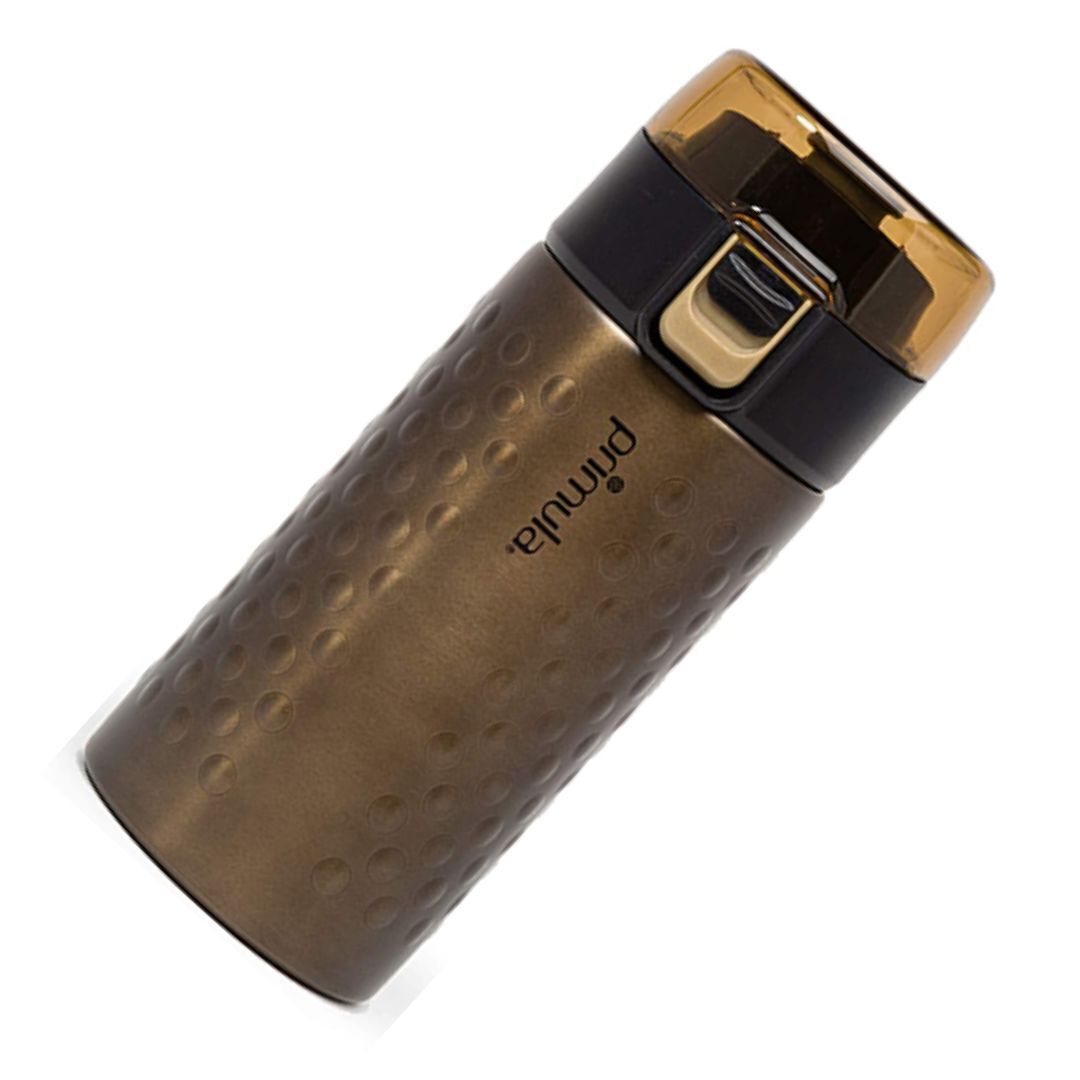 Primula Hamilton Water Bottle Single Serve Double Wall, 12 oz, Brown