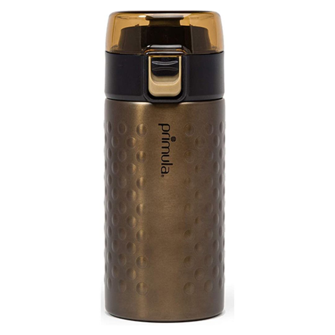 Primula Hamilton Water Bottle Single Serve Double Wall, 12 oz, Brown