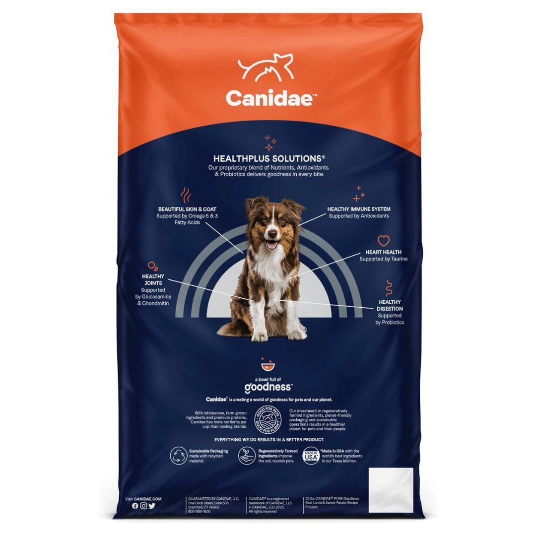 Canidae Pure Real Lamb & Pea Recipe Adult Dry Dog 24 LB
