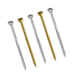 Power Pro Trim Screws, All Purpose Wood Bronze, 5lb Tub, 655 pcs
