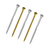 Power Pro Trim Screws, All Purpose Wood Bronze, 5lb Tub, 655 pcs