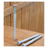 Power Pro Trim Screws, All Purpose Wood Bronze, 5lb Tub, 655 pcs