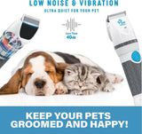 Bell+Howell PawPerfect Pet Fur and Hair Trimmer Dog Hair Clippers with Blades