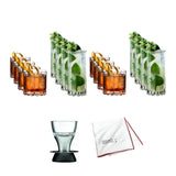 Riedel Drink Specific Glassware Rocks and Highball Set of 16 w/Aerator and Cloth