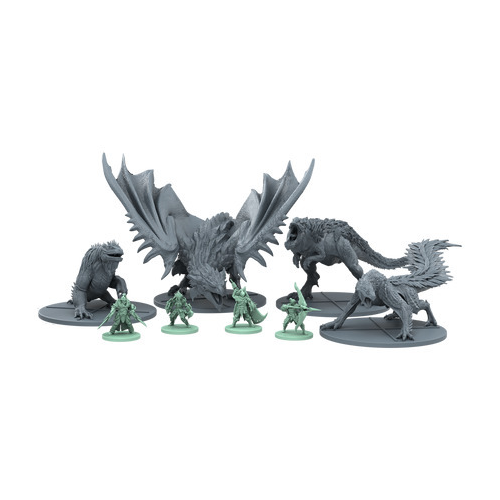 Steamforged Games Monster Hunter World Ancient Forest Board Game w/Paint Set