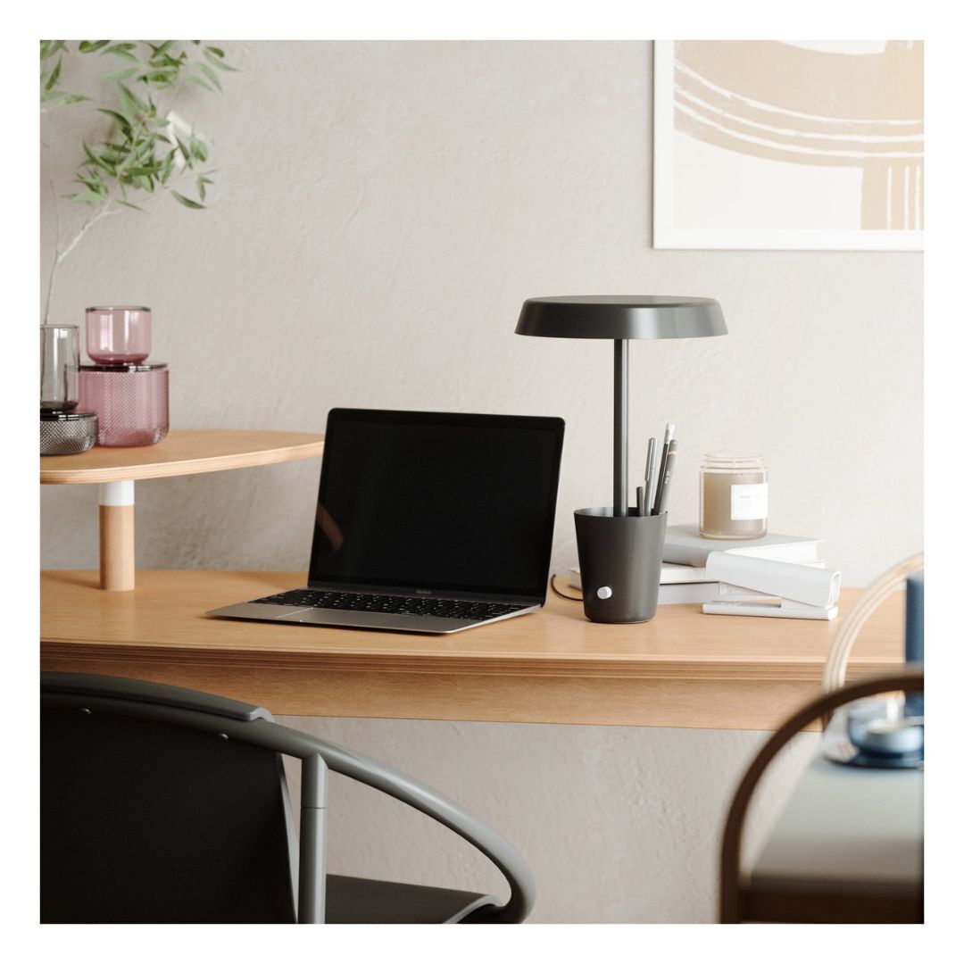 CUP LAMP  BLACK