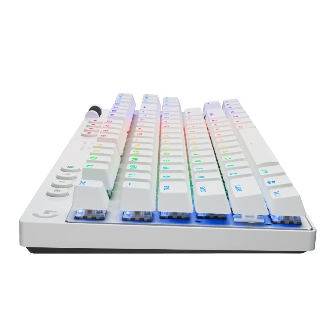 Logitech G PRO X TKL Lightspeed Wireless Gaming Keyboard, Tactile White