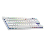 Logitech G PRO X TKL Lightspeed Wireless Gaming Keyboard, Tactile White