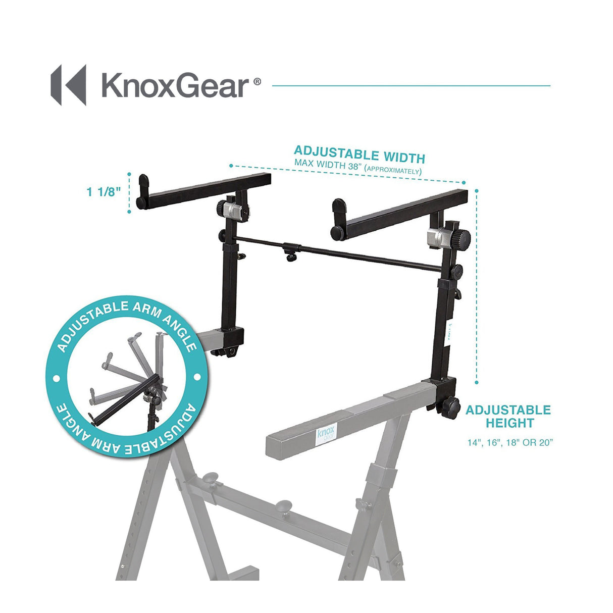 Knox Gear Second Tier for KN-KS03 Z Style Keyboard Stand